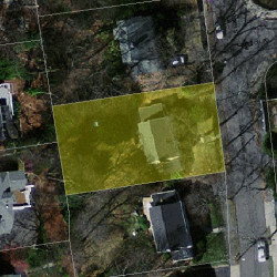 59 Walden St, Newton MA  02460-2133 aerial view