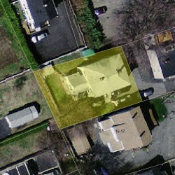 13 Dalby St, Newton MA  02458-1030 aerial view