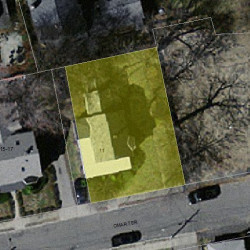 11 Omar Ter, Newton MA 02460-1604 aerial view