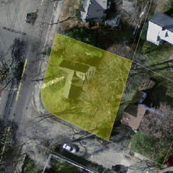 514 Parker St, Newton MA 02459-2624 aerial view