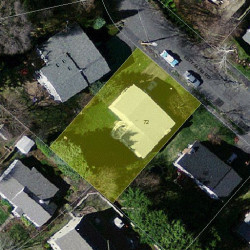 72 Esty Farm Rd, Newton MA 02459-3608 aerial view