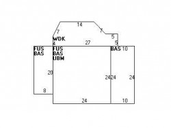 205 Cypress St, Newton MA 02459-2226 floor plan