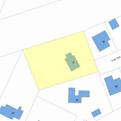 37 Oak Ter, Newton MA  02461-1409 plot plan