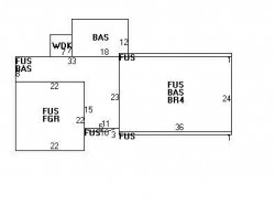 14 Buswell Park, Newton MA 02458-2304 floor plan