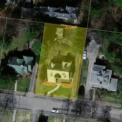 91 Pine Ridge Rd, Newton MA 02468-1616 aerial view