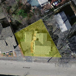 827 Boylston St, Newton MA  02461-1532 aerial view