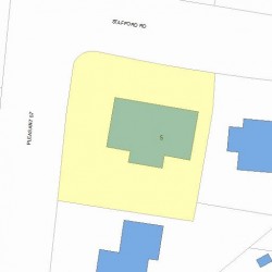 5 Stafford Rd, Newton MA 02459-1818 plot plan