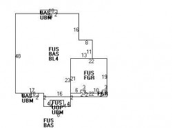 119 Rosalie Rd, Newton MA 02459-3129 floor plan