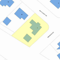 4 Mayflower Ter, Newton MA 02461-1305 plot plan