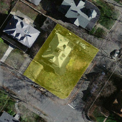 41 Arlington St, Newton MA 02458-2454 aerial view