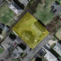 18 Broadway Ter, Newton MA  02460-1404 aerial view