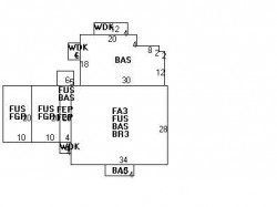 17 Cochituate Rd, Newton MA 02461-1428 floor plan