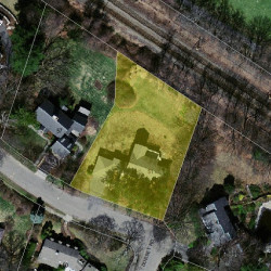 51 Dorset Rd, Newton MA 02468-1457 aerial view