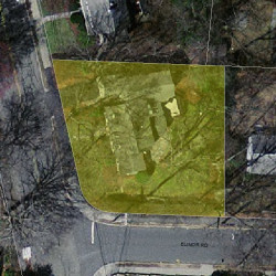 1388 Walnut St, Newton MA 02461-1849 aerial view