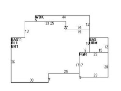190 Hartman Rd, Newton MA 02459-2854 floor plan