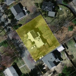 22 Bernard St, Newton MA 02461-1904 aerial view