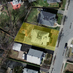 25 Rowe St, Newton MA 02466-1516 aerial view