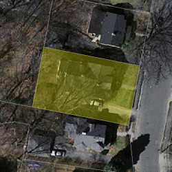 41 Central Ave, Newton MA  02460-1710 aerial view