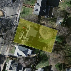 380 Parker St, Newton MA  02459-2605 aerial view