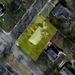 70 Windermere Rd, Newton MA 02466-2520 aerial view