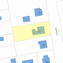 1107 Chestnut St, Newton MA 02464-1306 plot plan