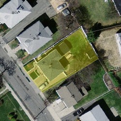 30 Melbourne Ave, Newton MA  02460-1222 aerial view