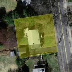 873 Chestnut St, Newton MA 02468-2334 aerial view