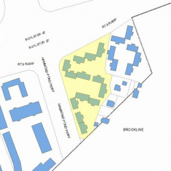 100 Boylston St, Newton MA plot plan