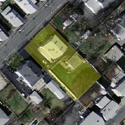 14 Murphy Ct, Newton MA  02458-1223 aerial view