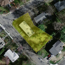 200 Old Farm Rd, Newton MA  02459-3458 aerial view