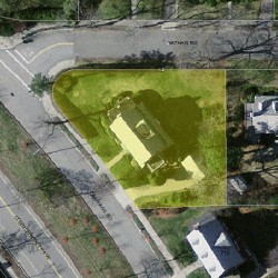 725 Commonwealth Ave, Newton MA 02459-1147 aerial view