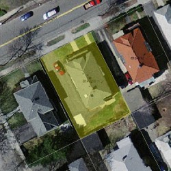 614 Watertown St, Newton MA  02460-1316 aerial view