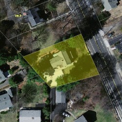 373 Winchester St, Newton MA 02461-2047 aerial view