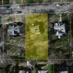 538 Ward St, Newton MA 02459-1136 aerial view
