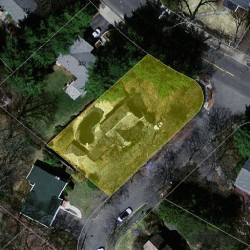 90 Fairlee Rd, Newton MA 02468-2026 aerial view