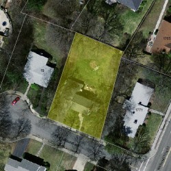 11 Mary Mount Rd, Newton MA  02466-2813 aerial view