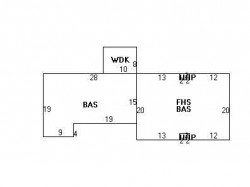 47 Prescott St, Newton MA  02460-1718 floor plan