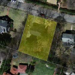 38 Mossfield Rd, Newton MA 02468-1922 aerial view