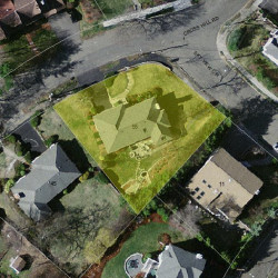 55 Cross Hill Rd, Newton MA  02459-3119 aerial view