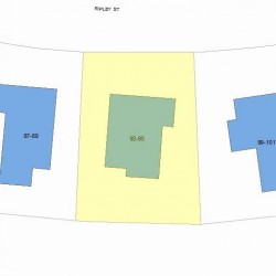 95 Ripley St, Newton MA 02459-2210 plot plan