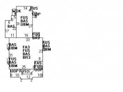 77 Hartford St, Newton MA  02461-1540 floor plan