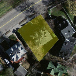 254 Commonwealth Ave, Newton MA  02459 aerial view