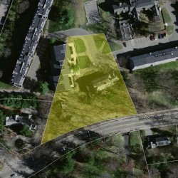 377 Beacon St, Newton MA 02459 aerial view