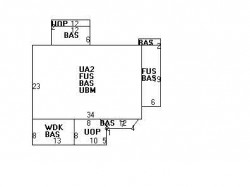 38 Adella Ave, Newton MA 02465-1922 floor plan