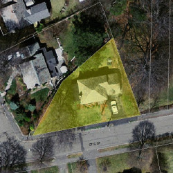 315 Otis St, Newton MA 02465-2531 aerial view