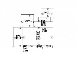 16 Charlotte Rd, Newton MA 02459-1708 floor plan