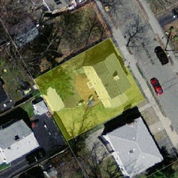 41 Wildwood Ave, Newton MA 02460-1321 aerial view