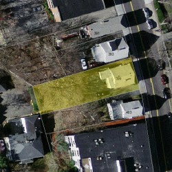 399 Langley Rd, Newton MA 02459-2350 aerial view