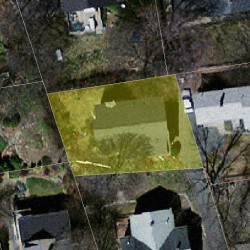 7 Pennsylvania Ave, Newton MA 02464-1357 aerial view