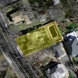338 Langley Rd, Newton MA  02459-2352 aerial view